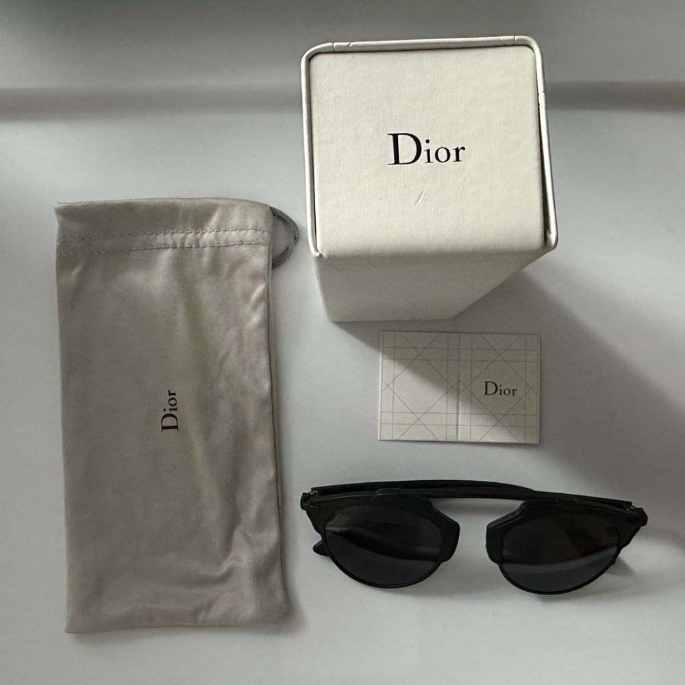 Dior So Real Black aviator sunglasses - Picture 2 of 4